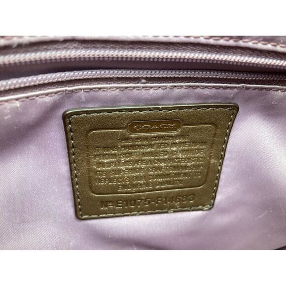 Coach chocolate brown Penelope pebbled leather shoulder bag - Picture 8 of 11